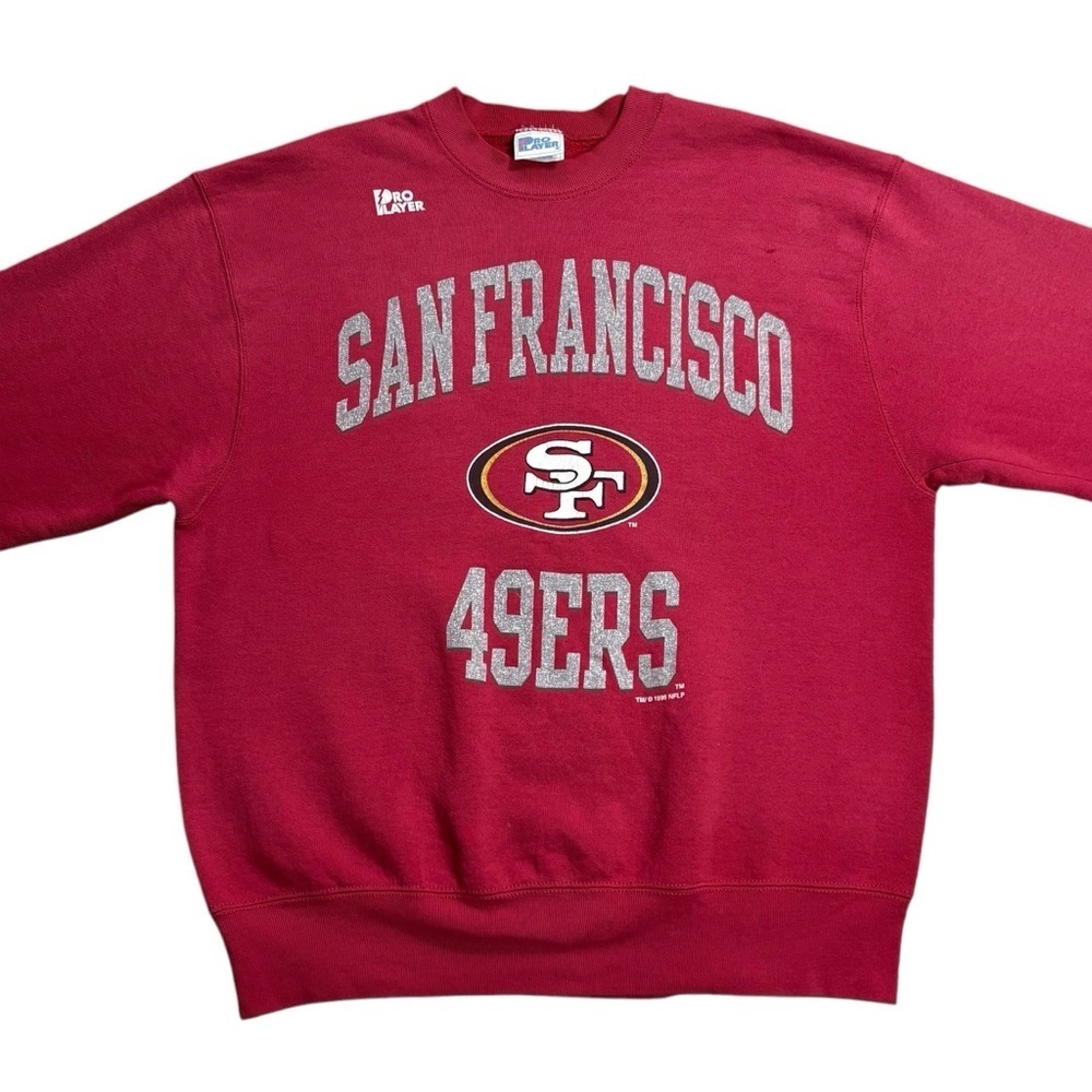 Vintage 1996 NFL San Francisco 49ers Pro Player Crewneck Sweatshirt - Picture 2 of 15